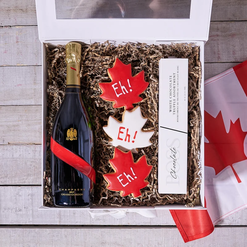 Canada Day Champagne & Chocolate Box