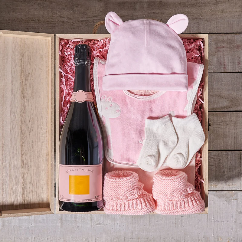 Baby Girl Arrival Crate