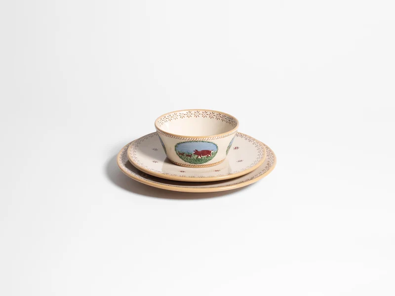 NICHOLAS MOSSE SMALL ANGLE BOWL IN WHITE