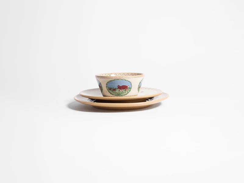NICHOLAS MOSSE SMALL ANGLE BOWL IN WHITE