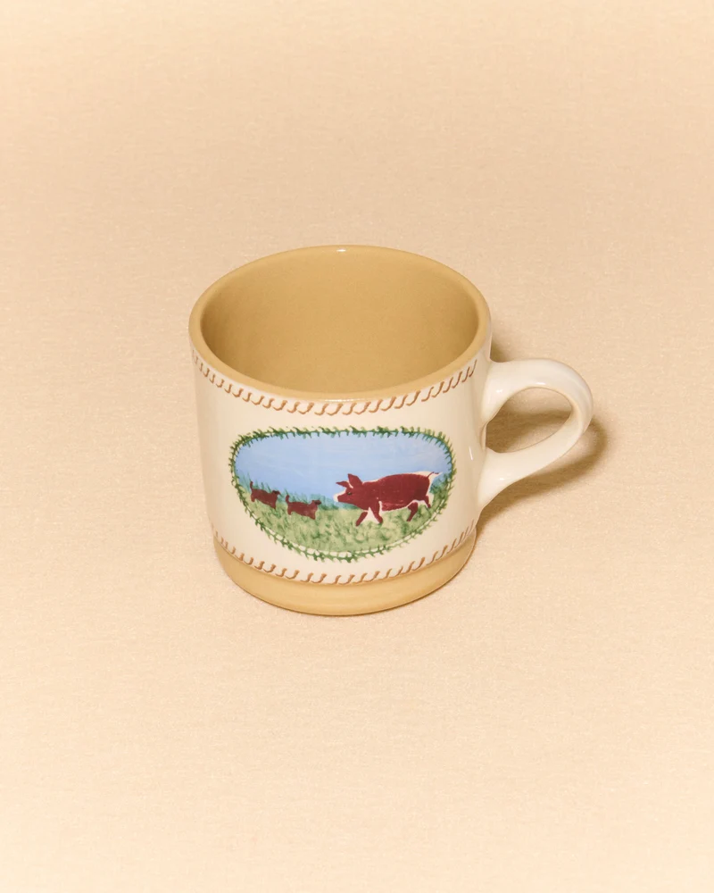 NICHOLAS MOSSE LARGE MUG IN WHITE & MULTI