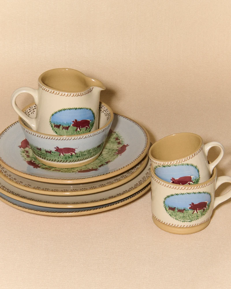 NICHOLAS MOSSE LARGE MUG IN WHITE & MULTI