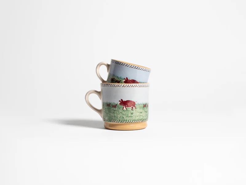 NICHOLAS MOSSE SMALL MUG IN BLUE & MULTI