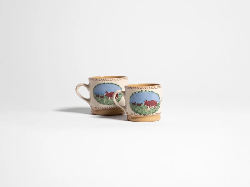 NICHOLAS MOSSE SMALL MUG IN WHITE & MULTI