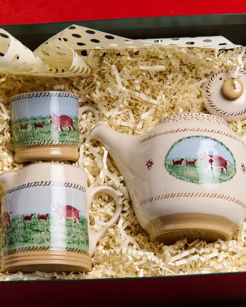NICHOLAS MOSSE SMALL MUG IN WHITE & MULTI