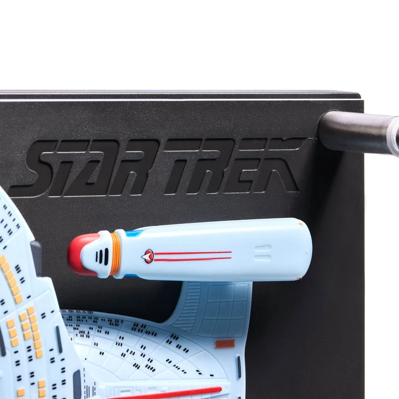 Enterprise NCC 1701-D Wandplakette mit Modell Replik - Star Trek