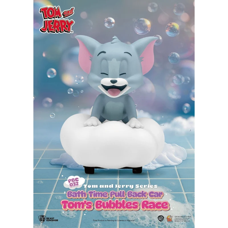 Tom & Jerry Pull Back Car Series Rückzug-Autos Bath Time Blind Box 6er-Pack