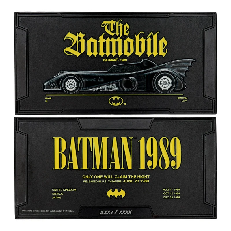 DC Comics Metallbarren Batman Batmobile XL Limited Edition