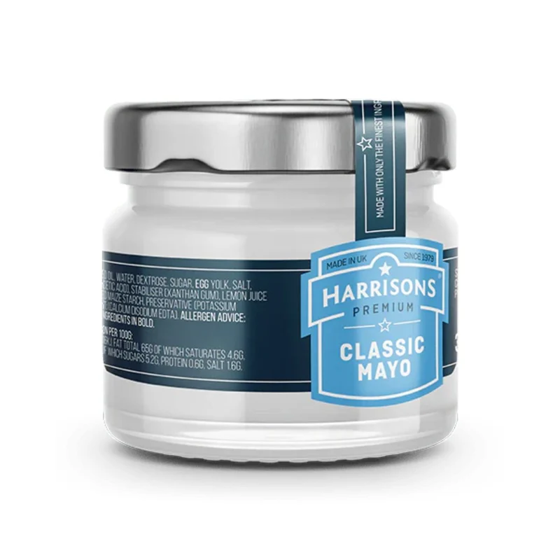 Harrisons Mayonnaise Mini Room Service Jars - 72 X 33ML
