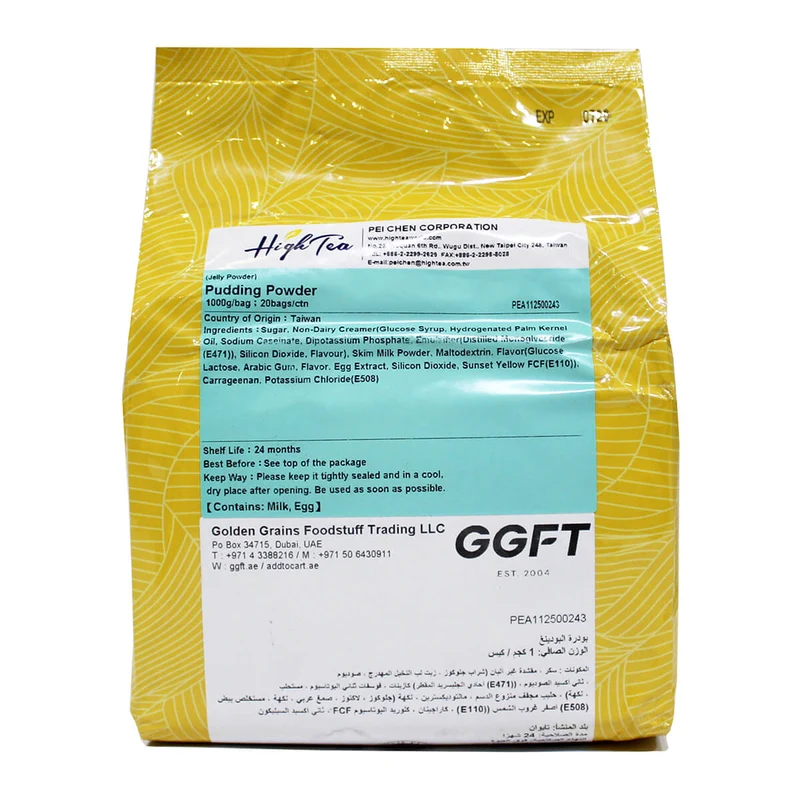 High Tea Egg Pudding Powder Instant Mix, Taiwan - 1KG
