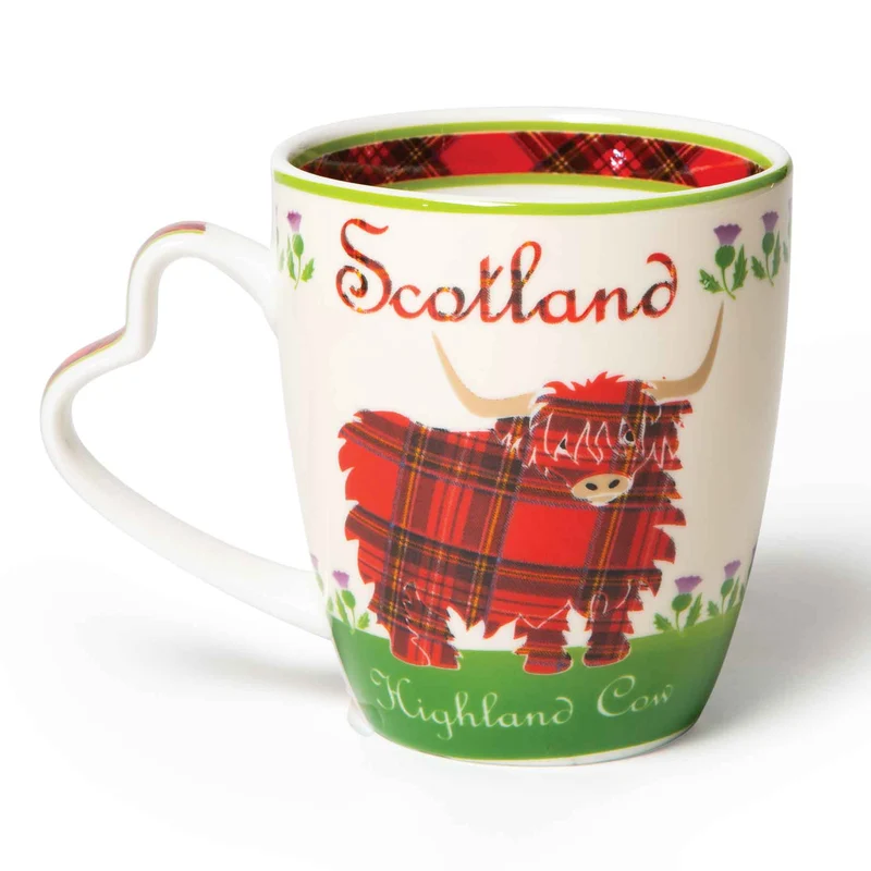 Bone China Highland Cow Coffee Mug