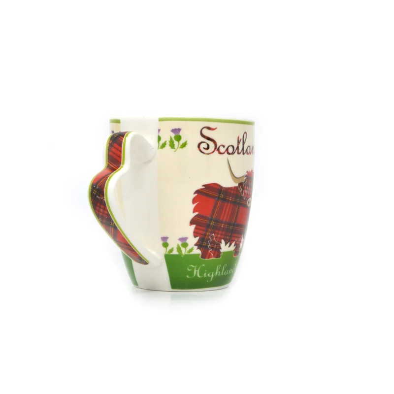 Bone China Highland Cow Coffee Mug