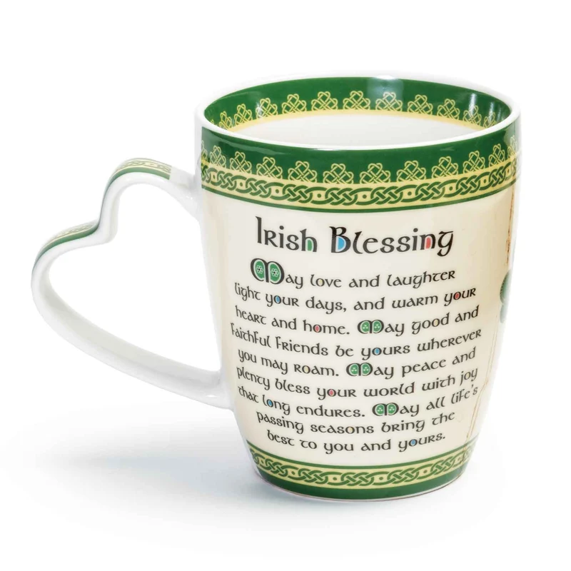 Bone China Irish Blessing Coffee Mug