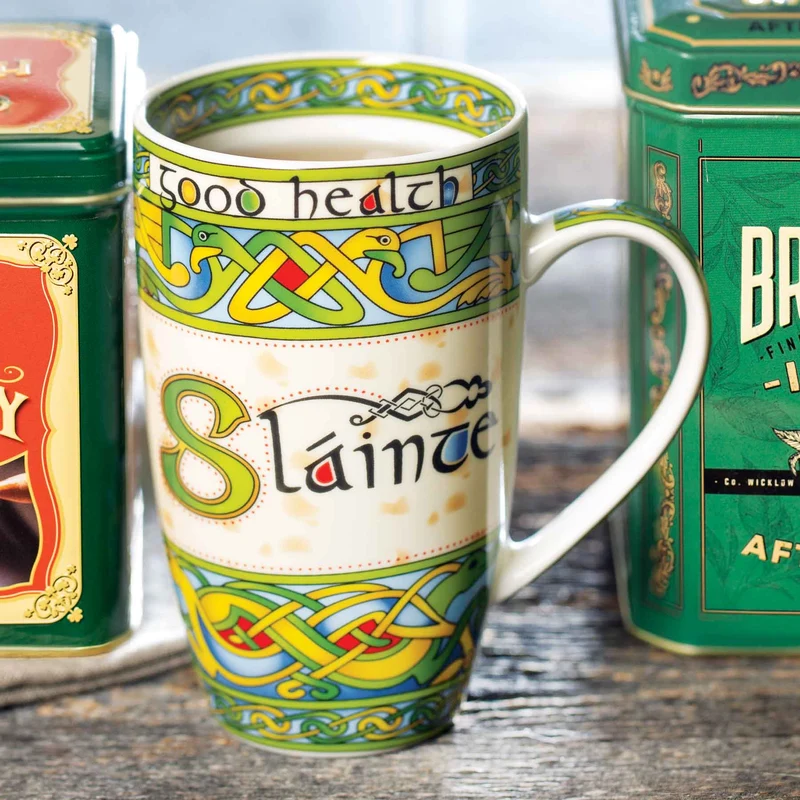 Bone China 'Slainte' Irish Coffee Mug