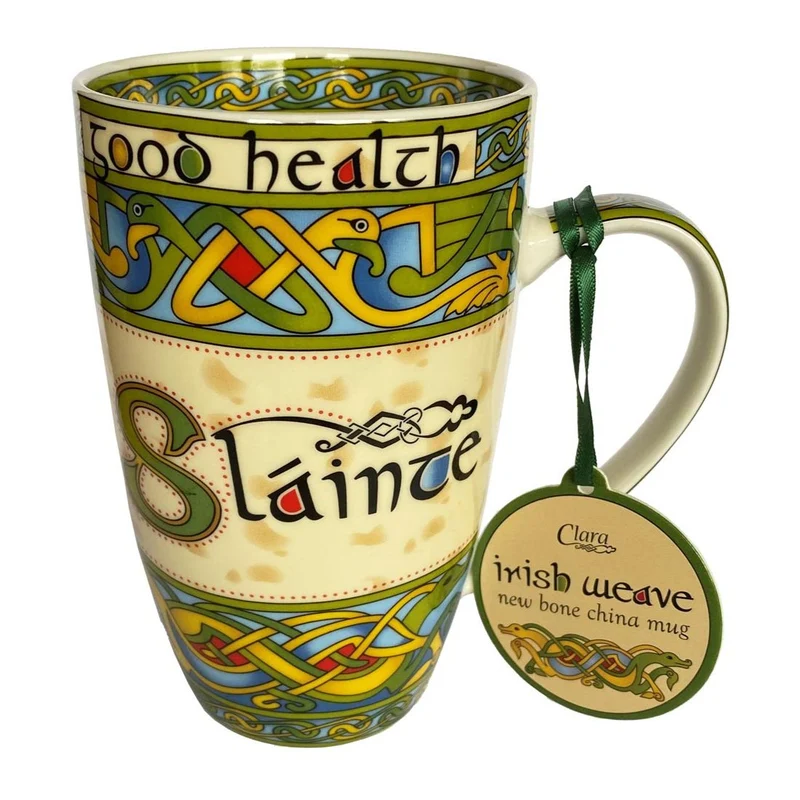 Bone China 'Slainte' Irish Coffee Mug
