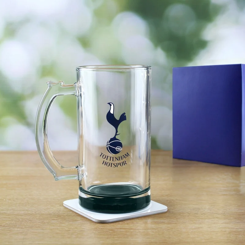 Engraved Official Tottenham Hotspur 20oz Beer Mug, Gift Boxed