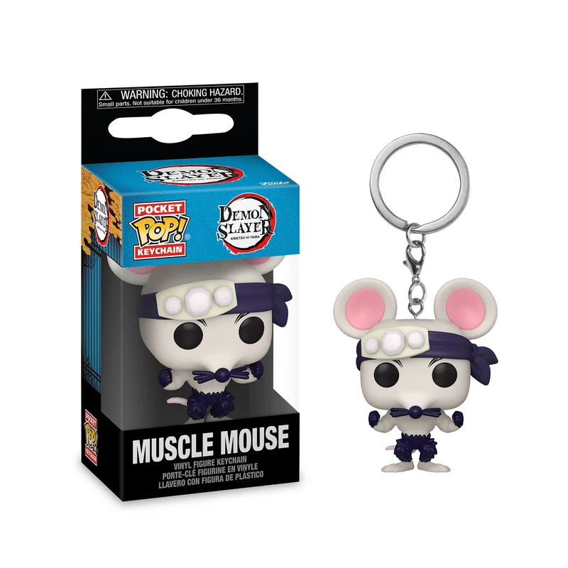 Demon Slayer - Muscle Mouse Funko Pop Schlüsselanhänger