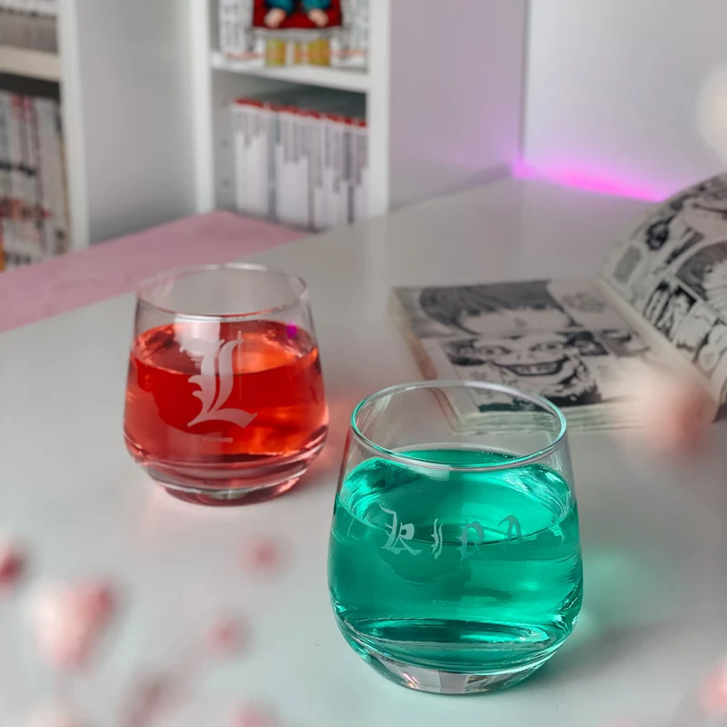 Death Note - Kira & L Gläserset
