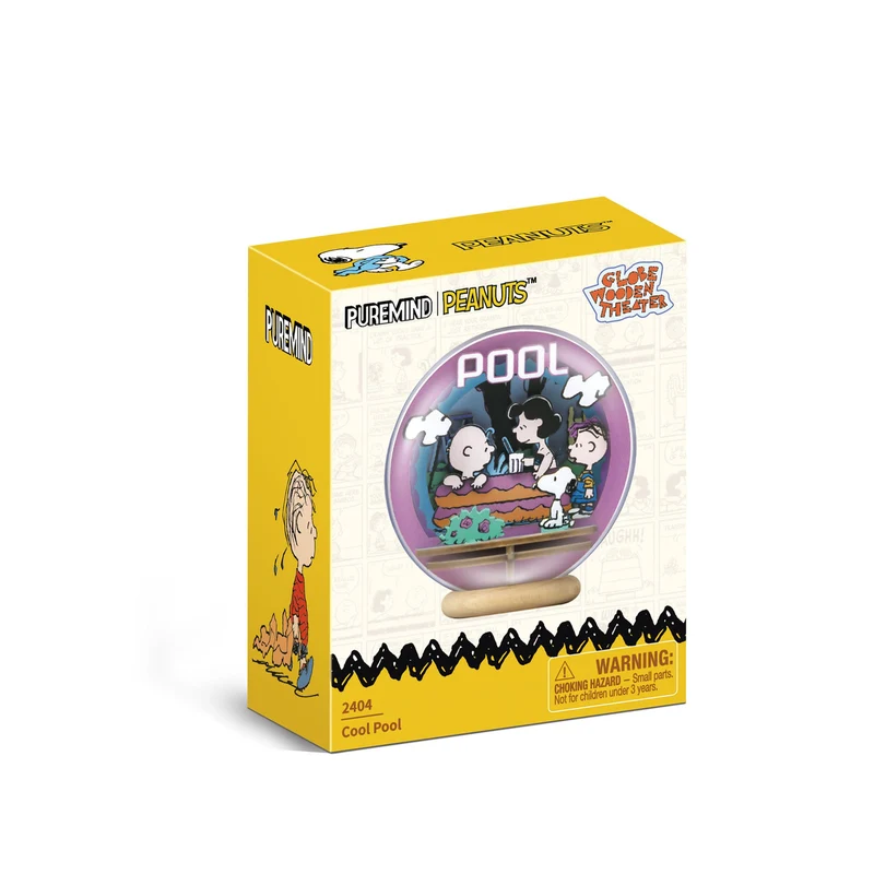Die Peanuts Puremind Modellbausatz Wooden Theater Globe Cool Pool