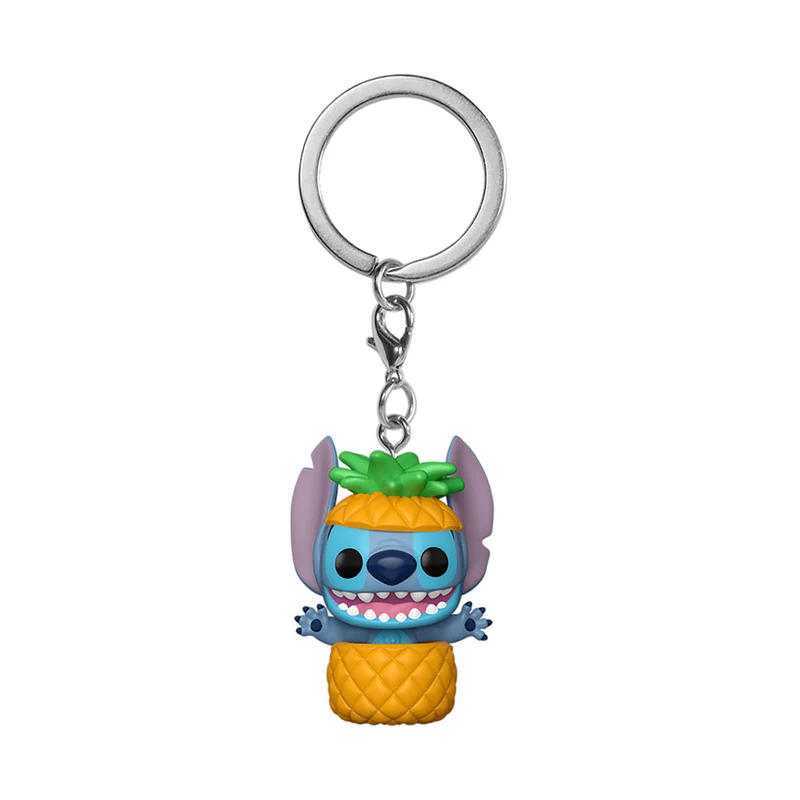 Stitch in Ananas Funko Pop Schlüsselanhänger - Lilo & Stitch
