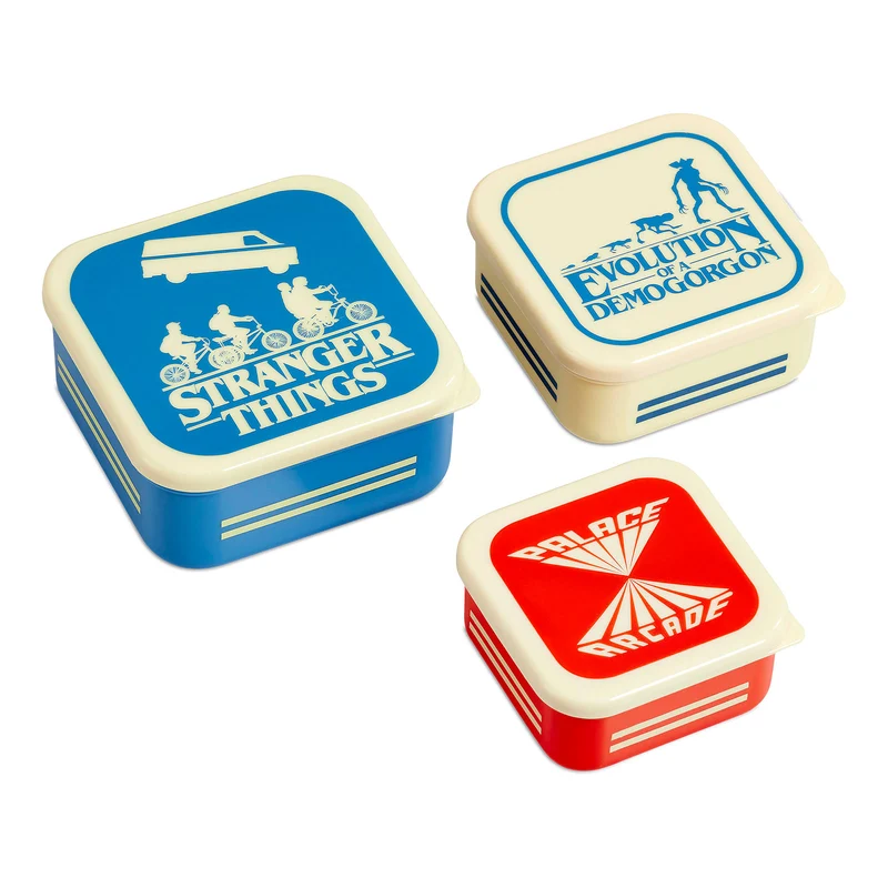 Stranger Things - Silhouettes Retro Lunchbox 3er Set