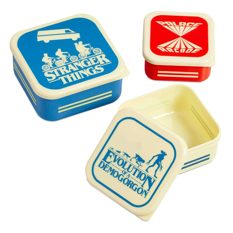 Stranger Things - Silhouettes Retro Lunchbox 3er Set