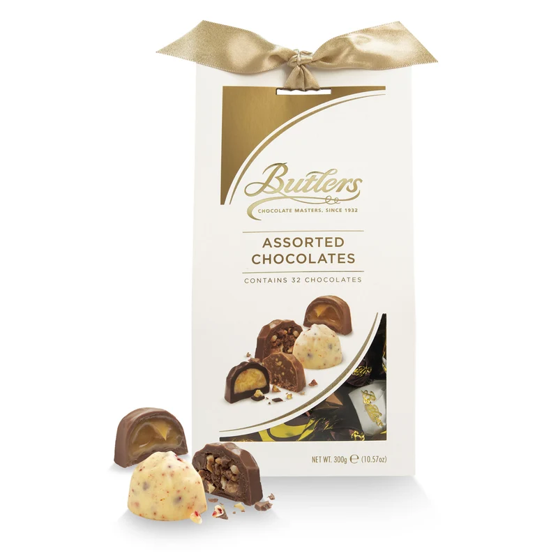 Butlers Assorted Chocolates In Tapered Box 300g
