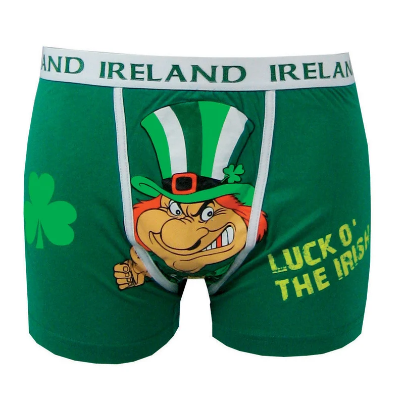 Mens Cheeky Leprechaun Boxers