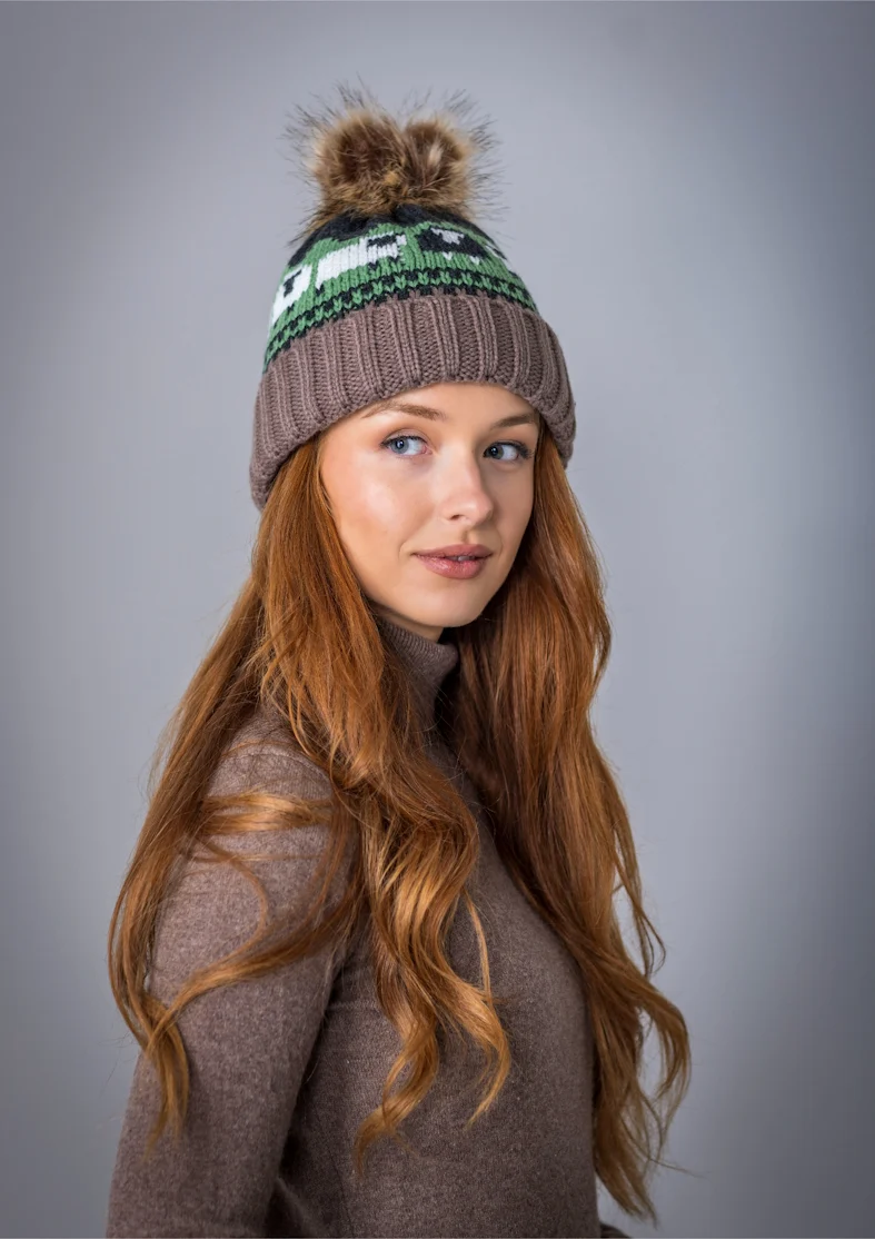 Sheep Pom Pom Hat Mushroom