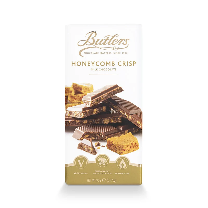 Butlers Milk Chocolate Honeycomb Crisp Bar 90g