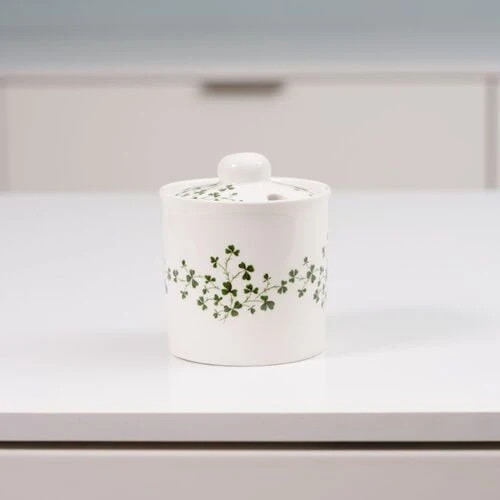 Shamrock Covered Sugar Bowl