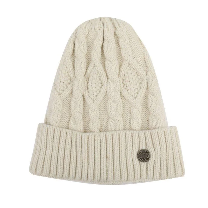 Celtic Weave Unisex Beanie Cream