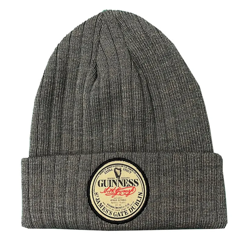 Guinness Extra Stout Badge Knit Charcoal Hat