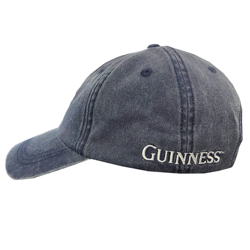 Guinness Harp Washed Baseball Cap Denim