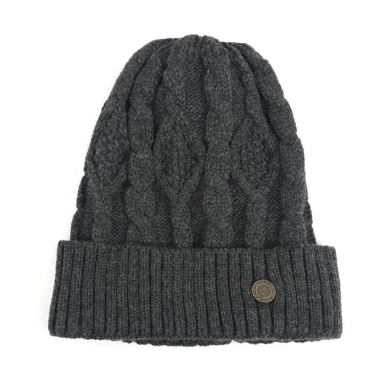 Celtic Weave Unisex Beanie Grey