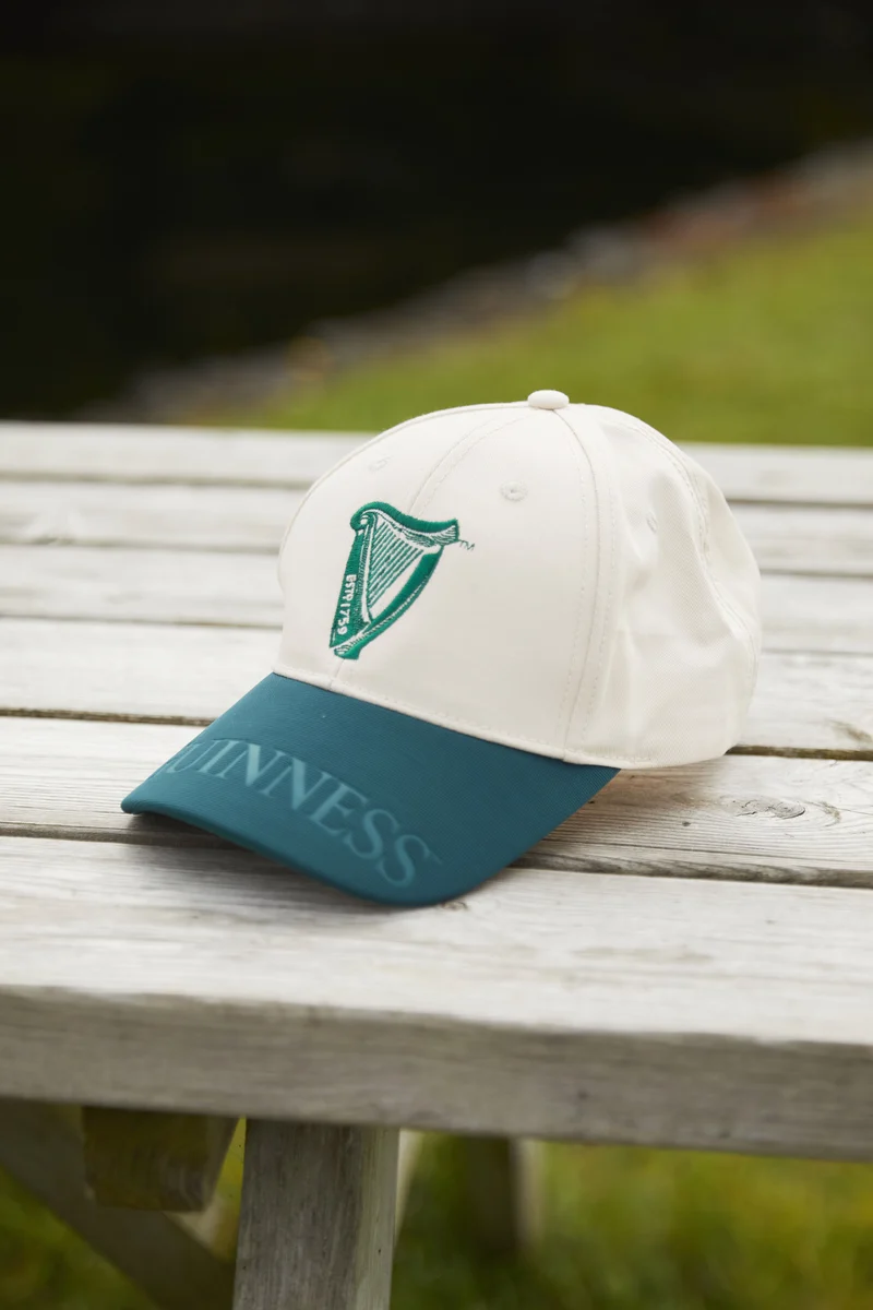 Guinness Spring Harp White & Green Baseball Cap