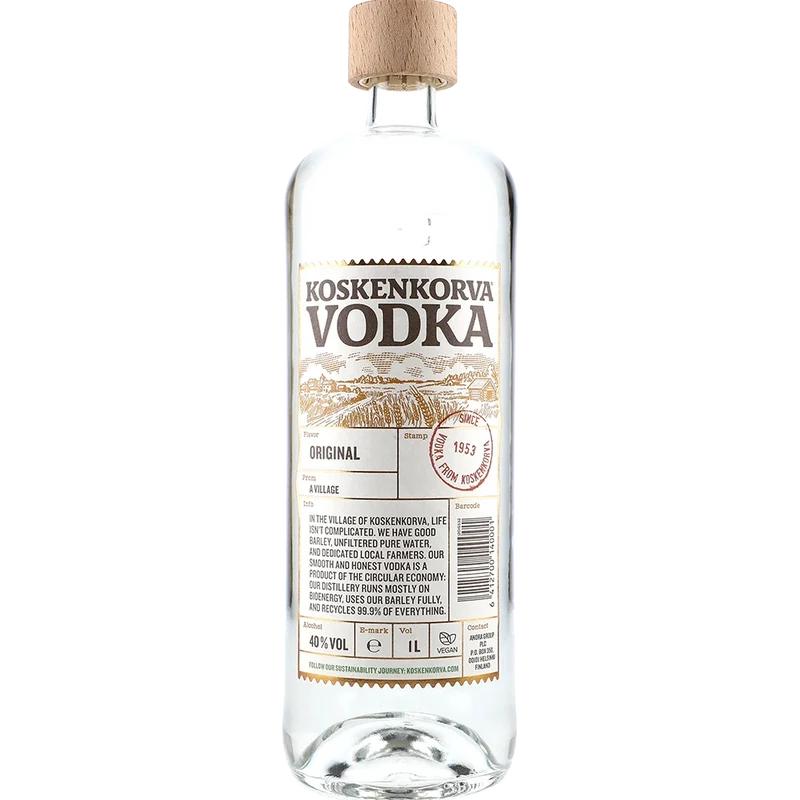 Koskenkorva Vodka 40 % 1L FL