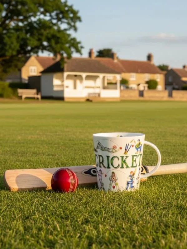 Dunoon Cair Sporting Antics Cricket Mug