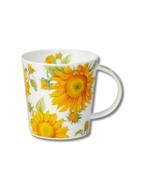Dunoon Sunflower Benmore Shape Mug