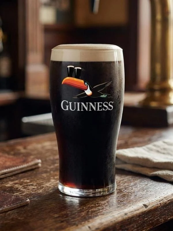 Guinness Gilroy Flying Toucan Pint Glass