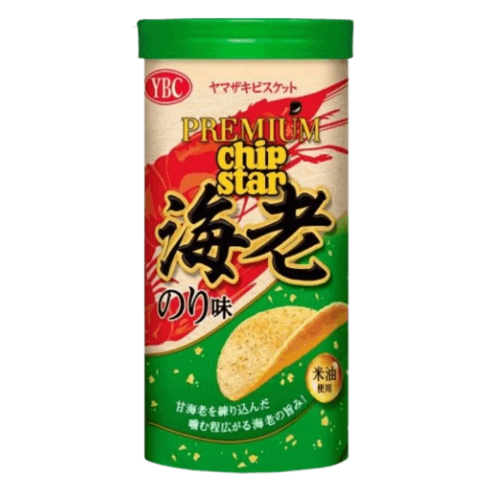 YBC Chip Star Shrimp Seaweed Flavor 45G Japanische Kartoffelchips
