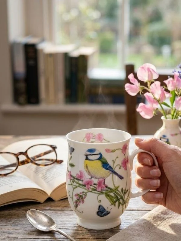 Dunoon Suff Hedgerow Birds Bluetit Mug