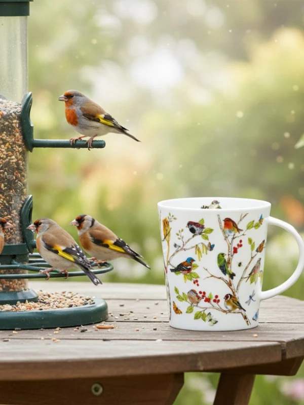 Dunoon Lomo Secret Wood Robin Mug