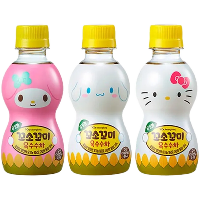 Kwangdong Sanrio Corn Teegetränk 200ML Koreanisches Sanrio Getränk