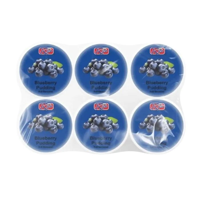 RICO Nata de Coco Blueberry 390G Blaubeer Pudding mit Kokosgelee