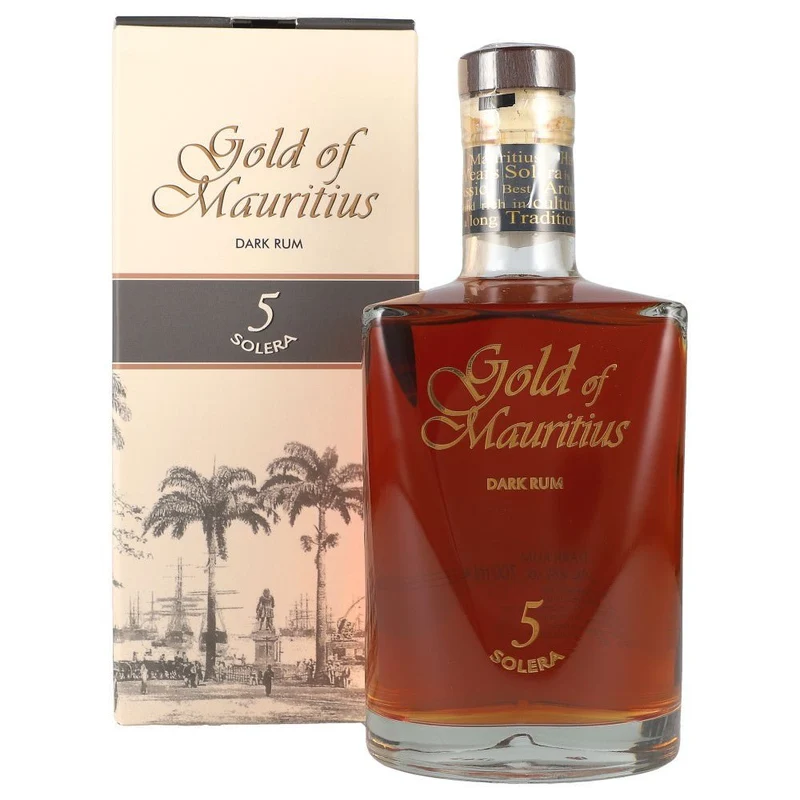 Gold of Mauritius Dark Rum Solera 5y 40% 0,7L FL