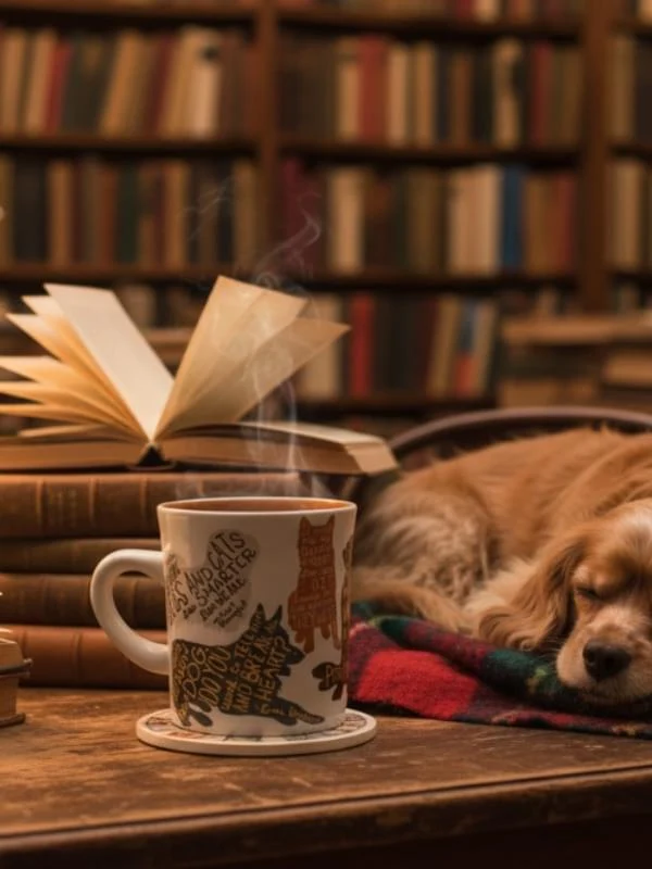 The Unemployed Philosophers Guild Literary Dog Mug