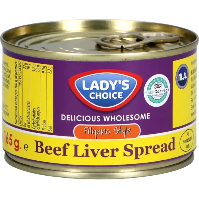 LADY'S CHOICE Liver Spread Pork&Beef 165G Leberaufstrich