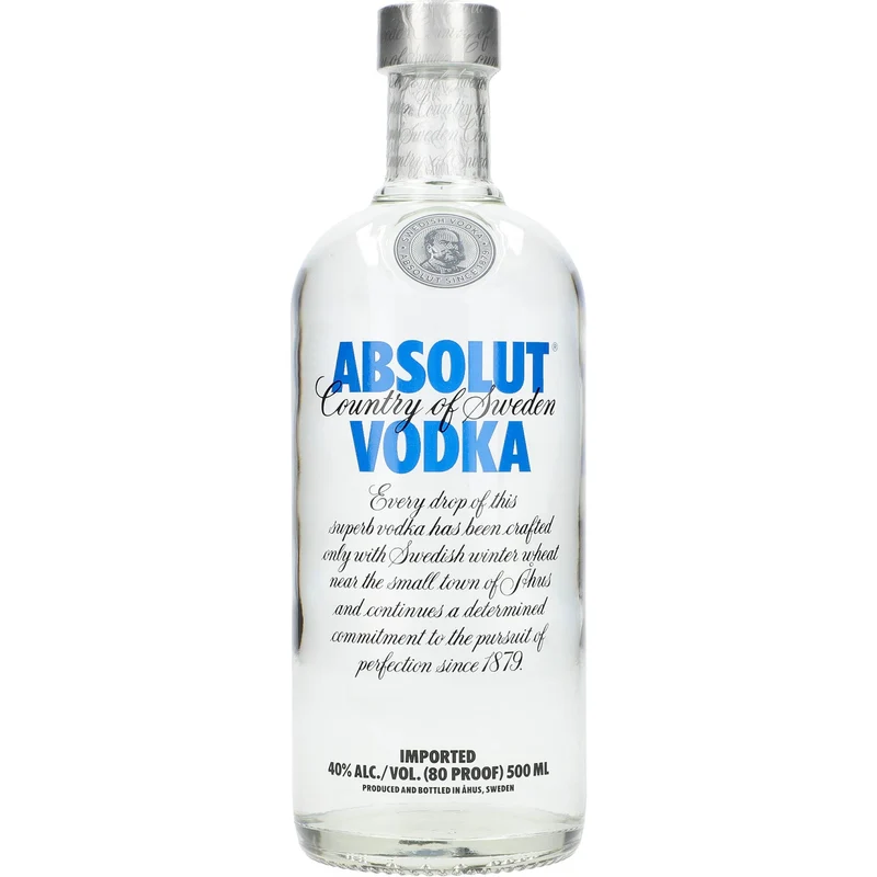 Absolut Vodka 40% 0,5L FL