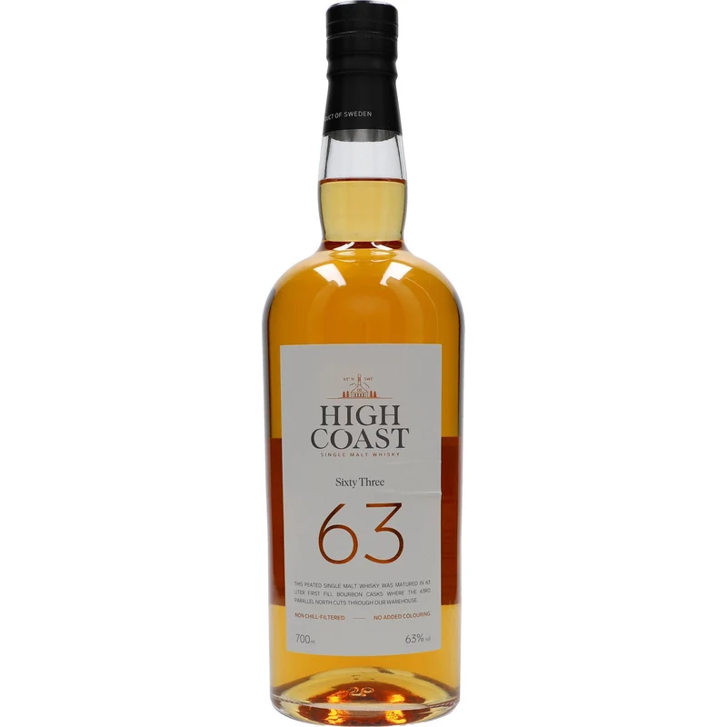 Box Whisky High Coast SIXTY THREE 63 % 0,7L FL